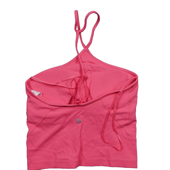 New Lululemon Size 0 Align T Strap Tank SAKP Sakura Pink Bra Nulu $68 - Picture 2 of 7